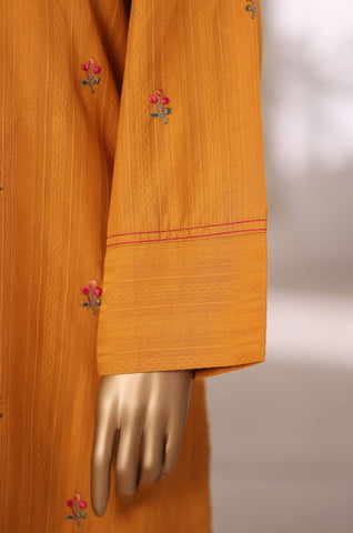 Sadabahar Vybe Stitched Jacquard Embroidered Sets Vol-II Collection - 2025 (MUSTARD)