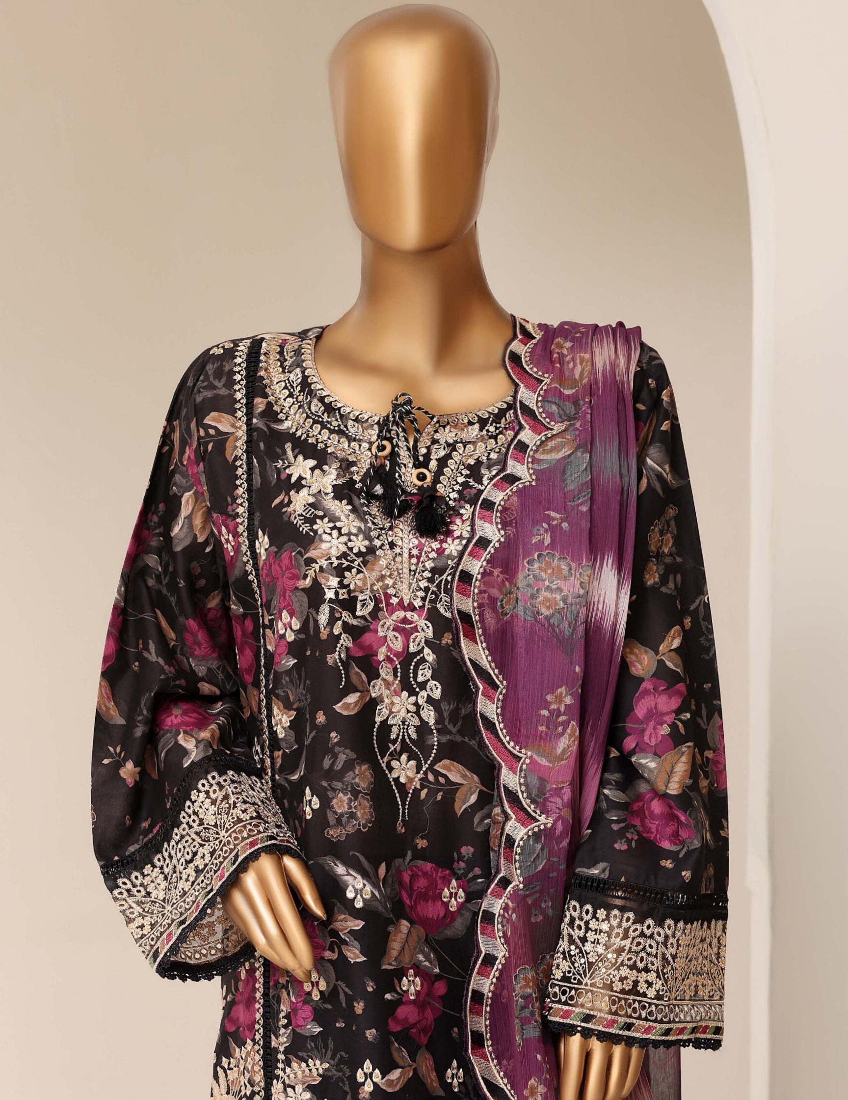 Signature by Sadabahar | Stitched Embroidered Festive Collection - 2026 (D-01)