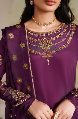 Zarif Saheera Unstitched Hand Embellished Edit - 2025 ZRF-01 Umairah