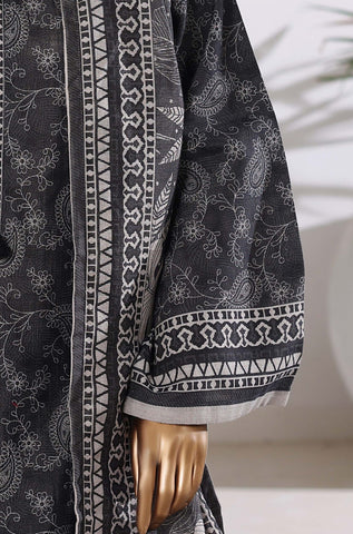 Sadabahar Stitched Printed Khaddar Shimmer Collection - 2025 (GREY)
