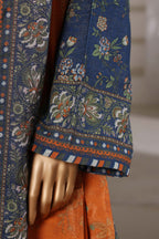Sadabahar Stitched Printed Khaddar Shimmer Vol-II Collection - 2025 (BLUE)