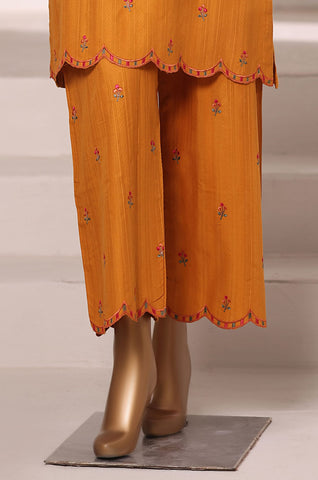 Sadabahar Vybe Stitched Jacquard Embroidered Sets Vol-II Collection - 2025 (MUSTARD)