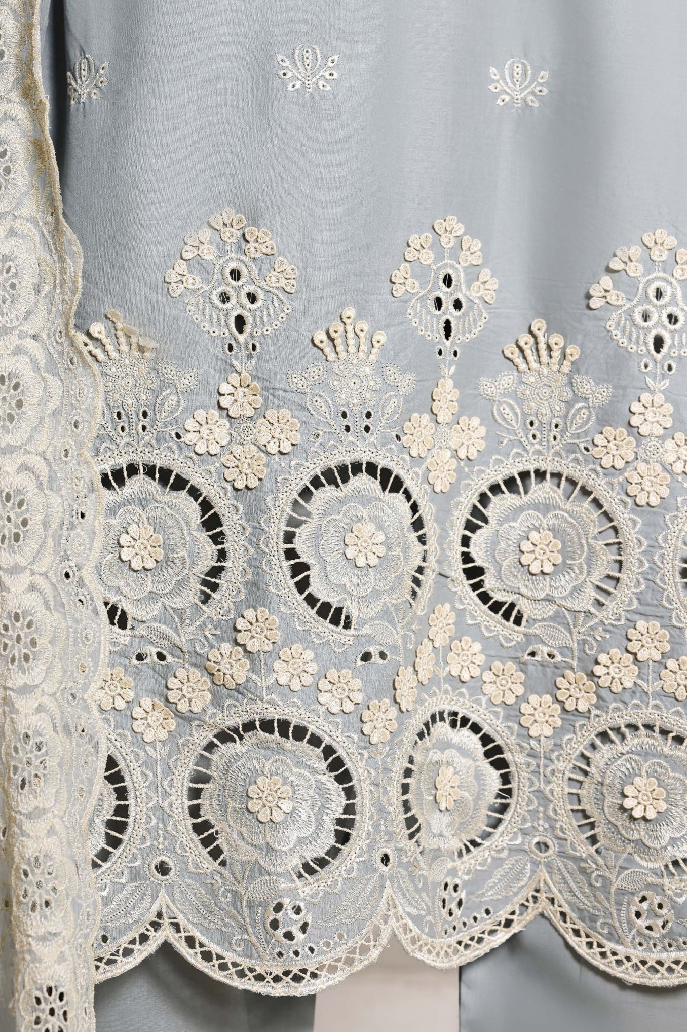 Sadabahar Chikankari Stitched Laser Work Vol-II Collection - 2026 (D-01)