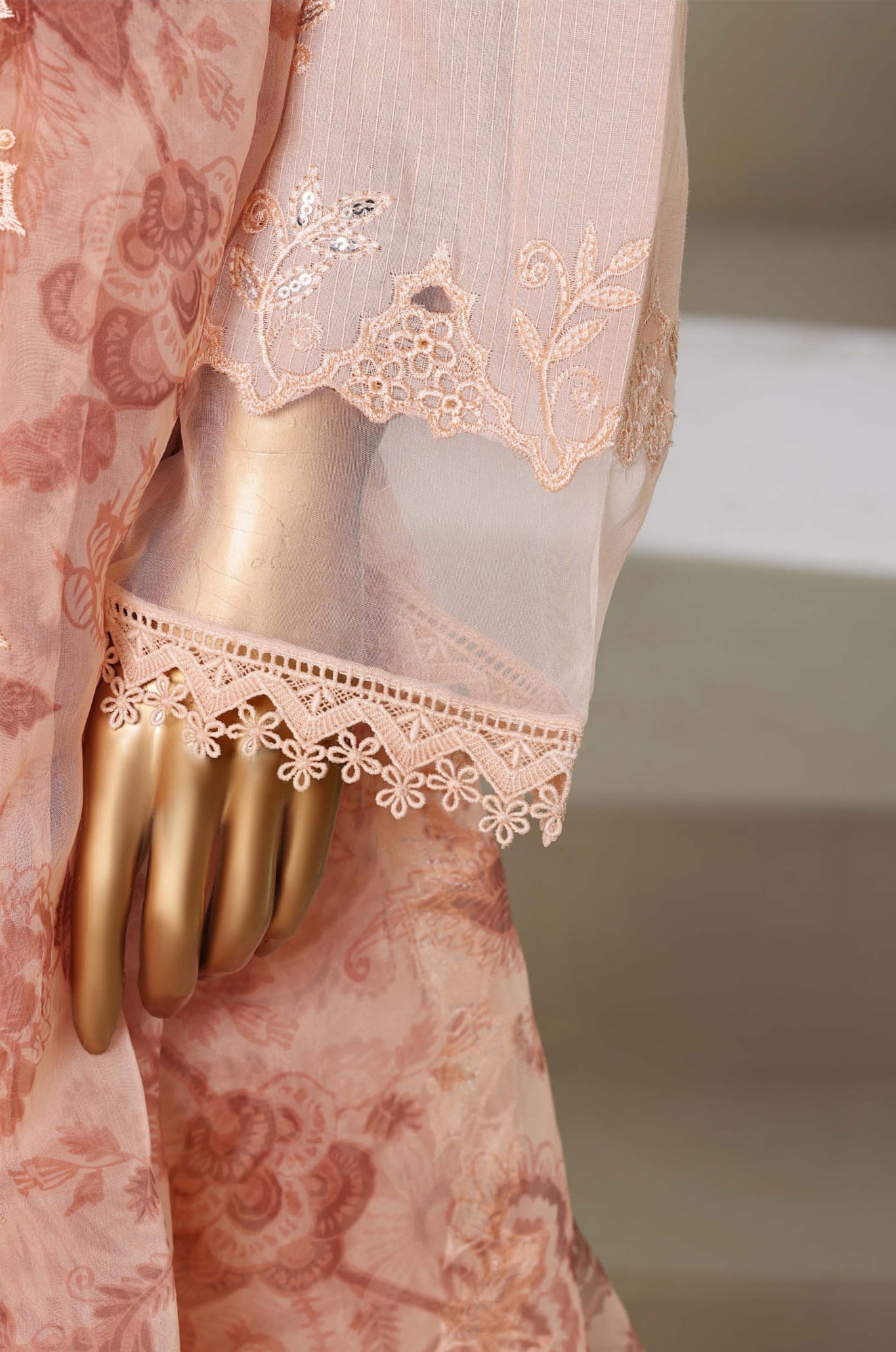 Sadabahar Luxury Stitched Embroidered Festive Vol-01 Collection - 2026 (PEACH)