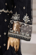 Mahpara by Sadabahar | Stitched Festive Formal Frock Collection - 2025 (BLACK)