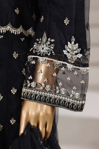 Mahpara by Sadabahar | Stitched Festive Formal Frock Collection - 2025 (BLACK)