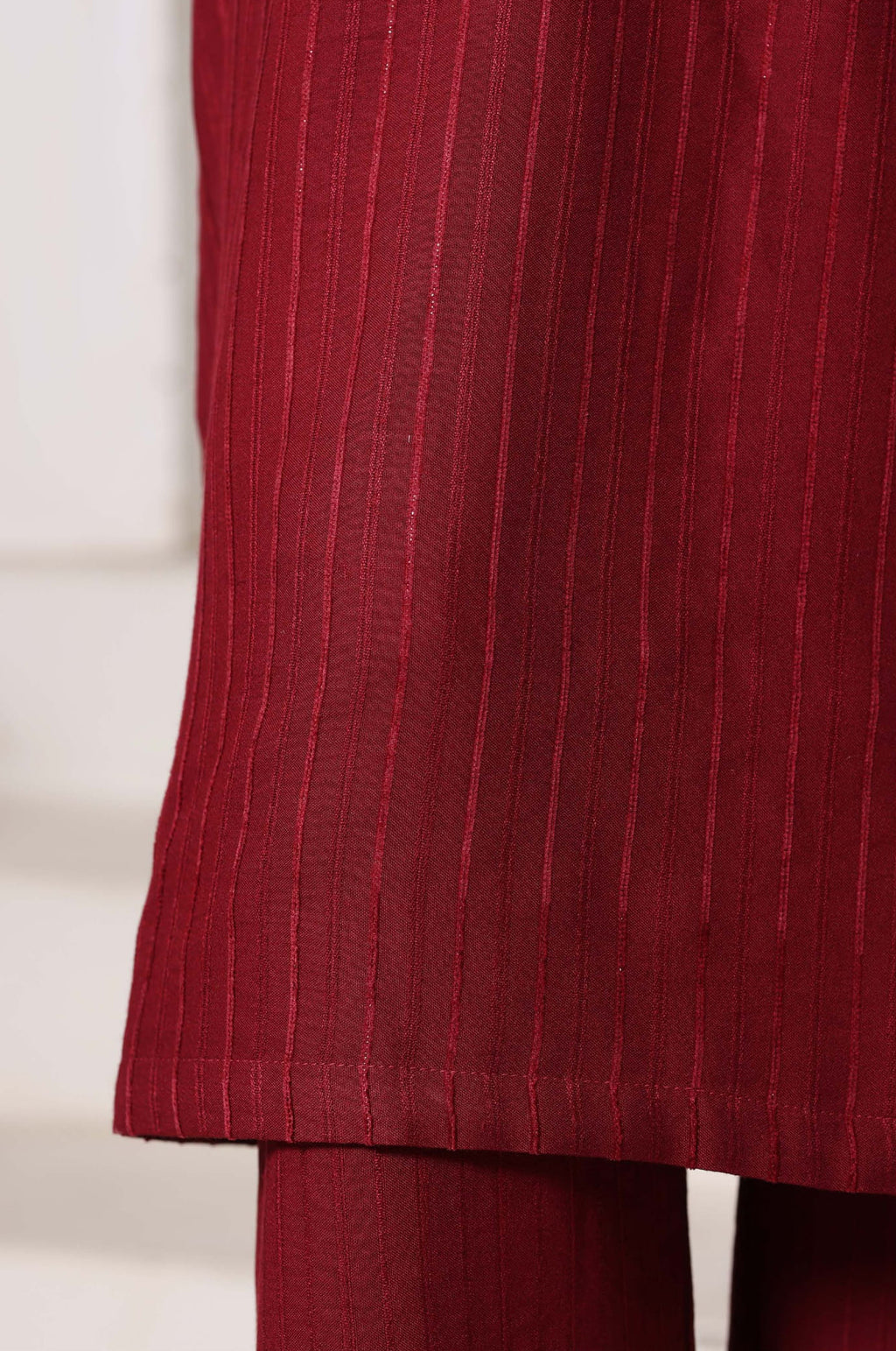 Sadabahar Stitched Luxury Dhanak with Palachi Shawl Collection - 2025 (MAROON)