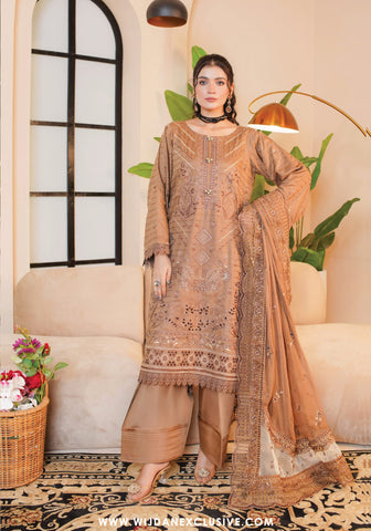 Paraachi Unstitched Embroidered Viscose Series-1 Collection - 2025 D-06