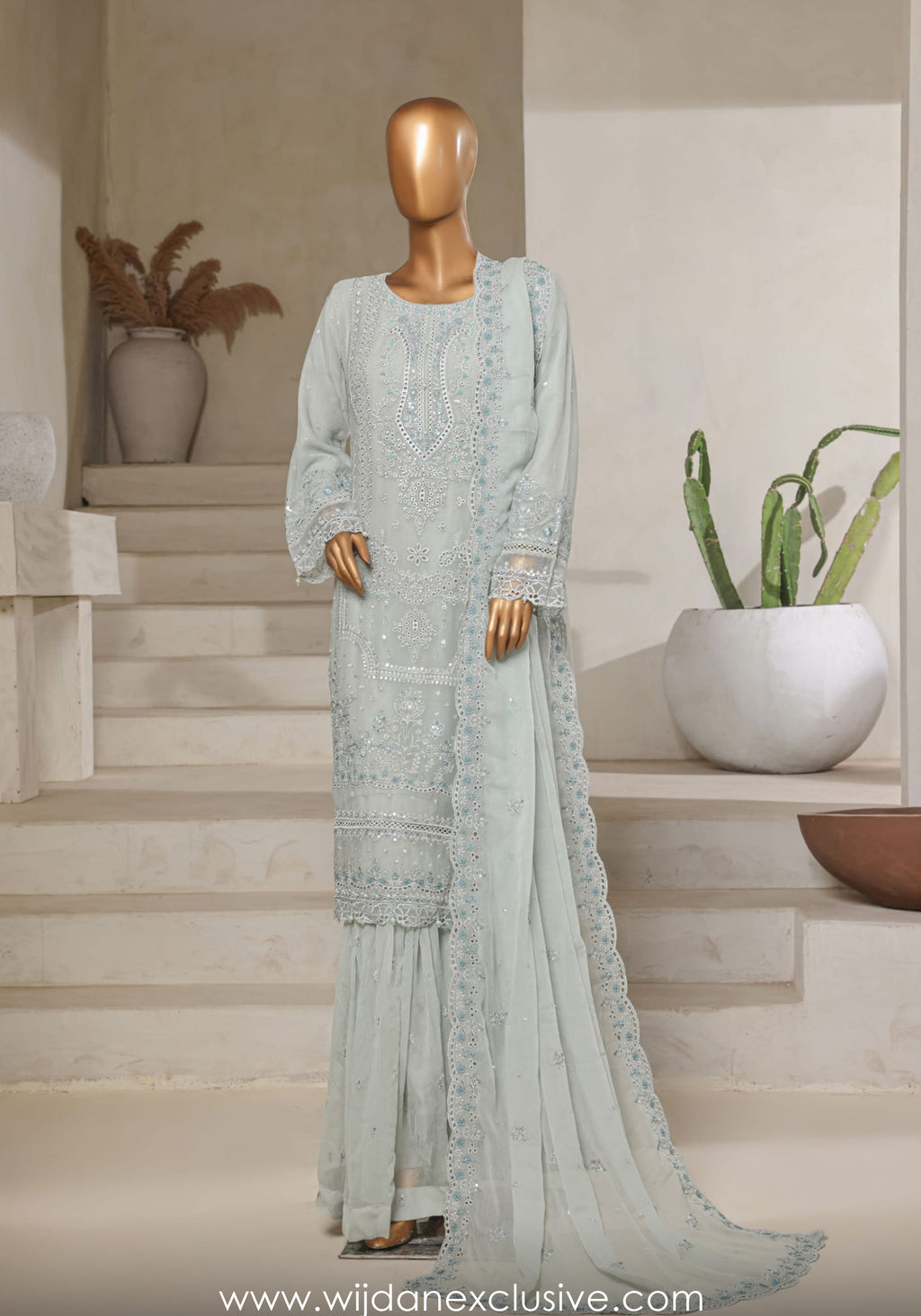 Afsanay Luxury Chiffon Collection'25 Vol-13 by Sadabahar D-01