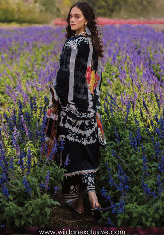Combination Un-Stitched Lawn Collection'25 Vol-01 by Charizma D-01