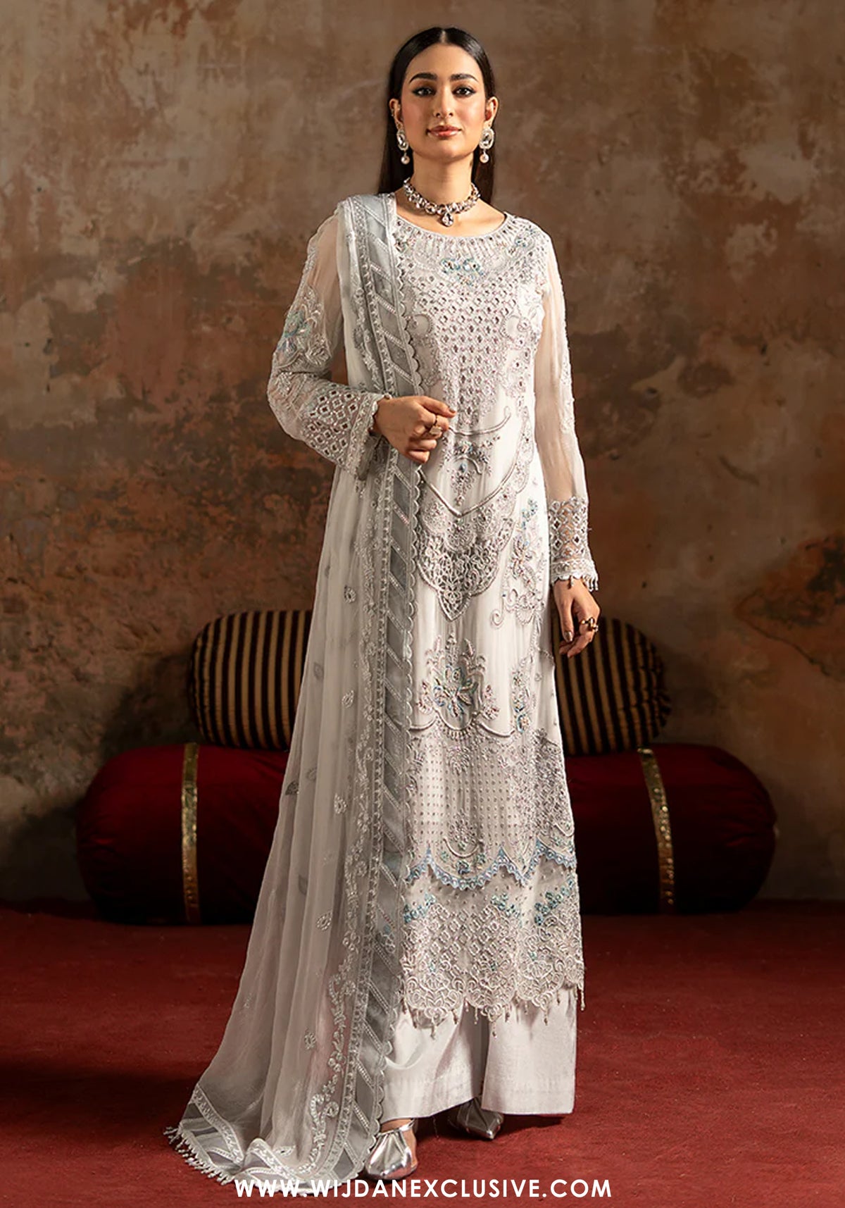Zarqon by Zebtan | Unstitched Luxury Essential Collection - 2025 ZQ-04