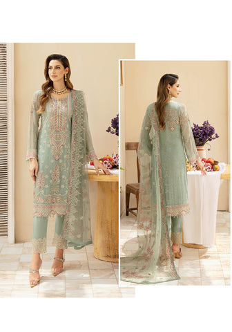 Chevron Luxury Chiffon Collection'24 Vol-09 by Ramsha A-901