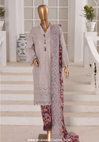 Aifa Dynasty Chikankari Unstitched Luxury Lawn Collection - 2026 (D-01)