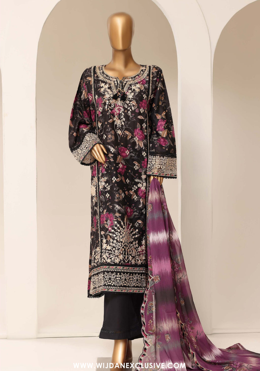 Signature by Sadabahar | Stitched Embroidered Festive Collection - 2026 (D-01)