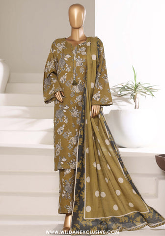 Sadabahar Stitched Printed Khaddar Vol-04 Collection - 2025 (D-01)