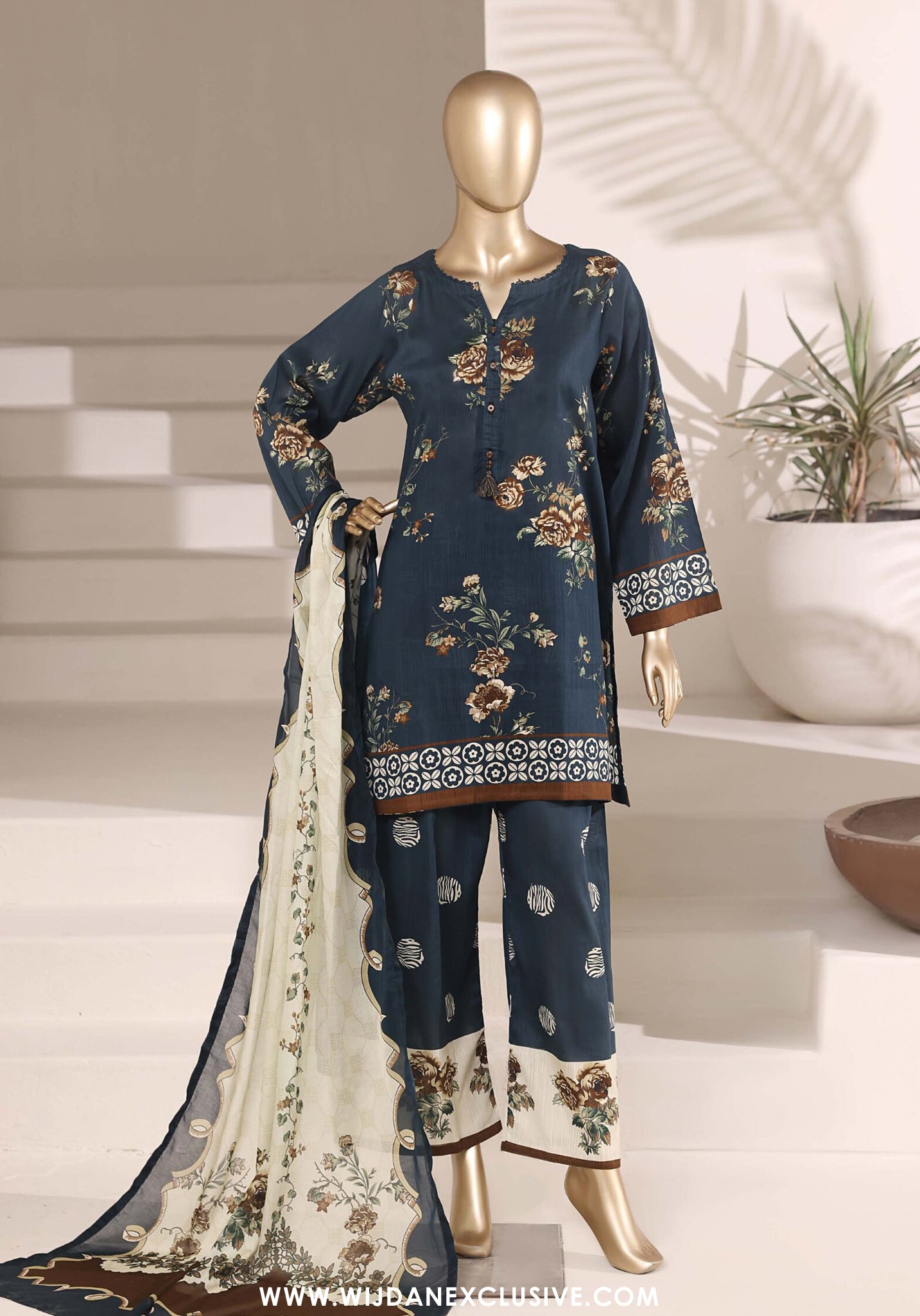Sadabahar Stitched Printed Lawn Vol-08 Collection – 2026 (D-01)