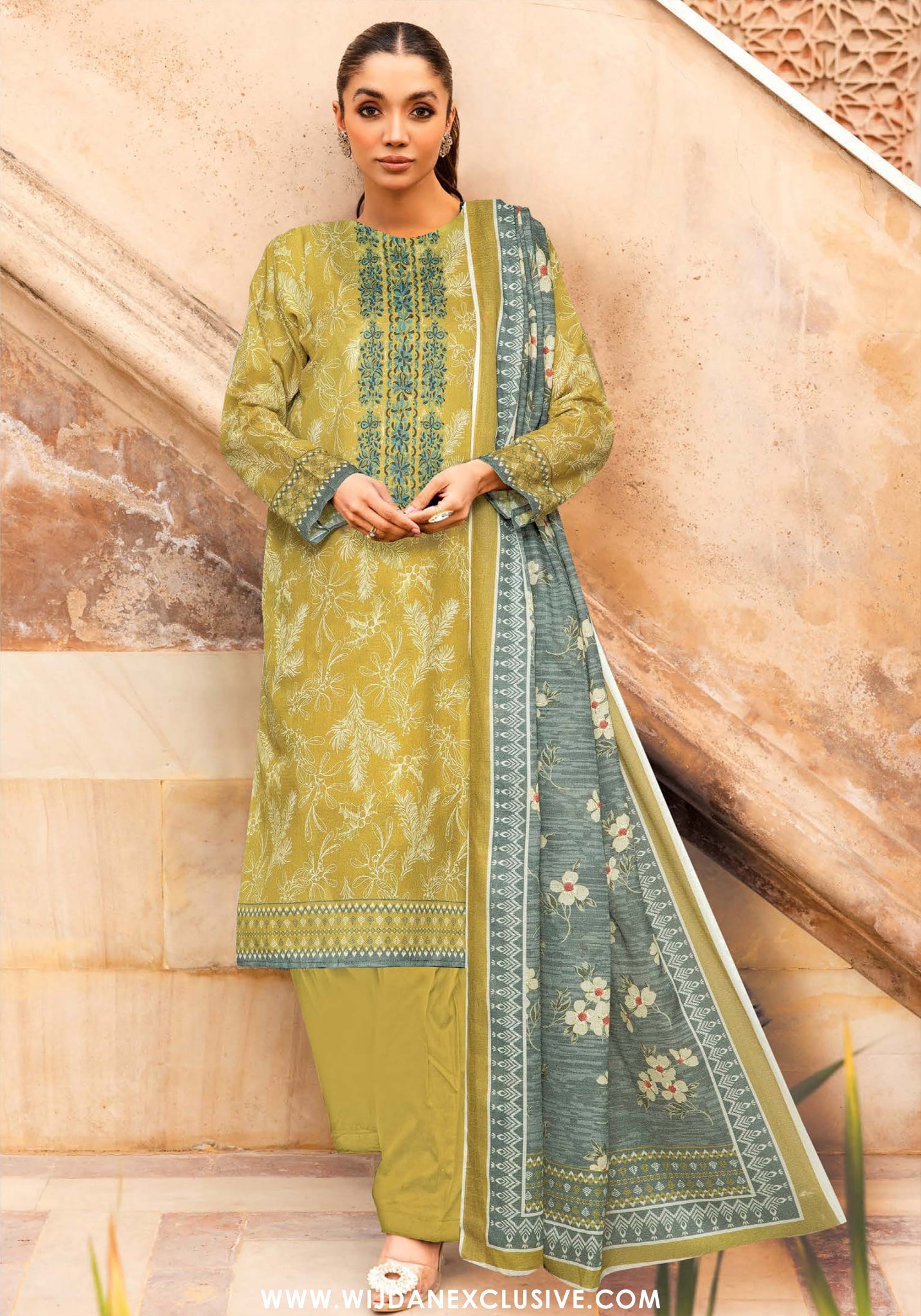 Glow by Johra | Unstitched Printed Lawn Collection JH-1432