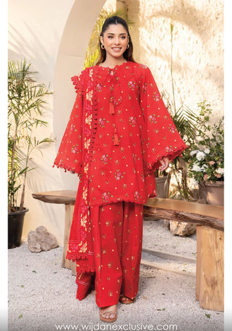 Elaheh Un-Stitched Printed Lawn'25 by M.Basics D-01