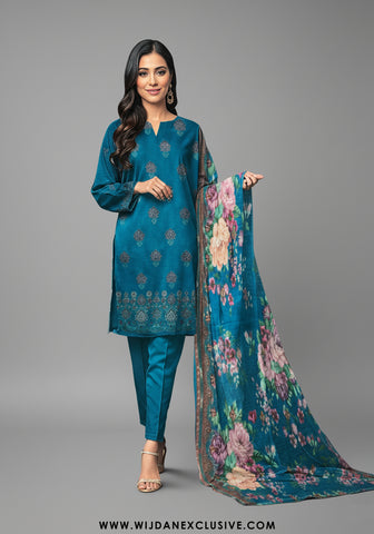 Roshi by Wijdan Unstitched Viscose Winter Collection - 2025 D-01