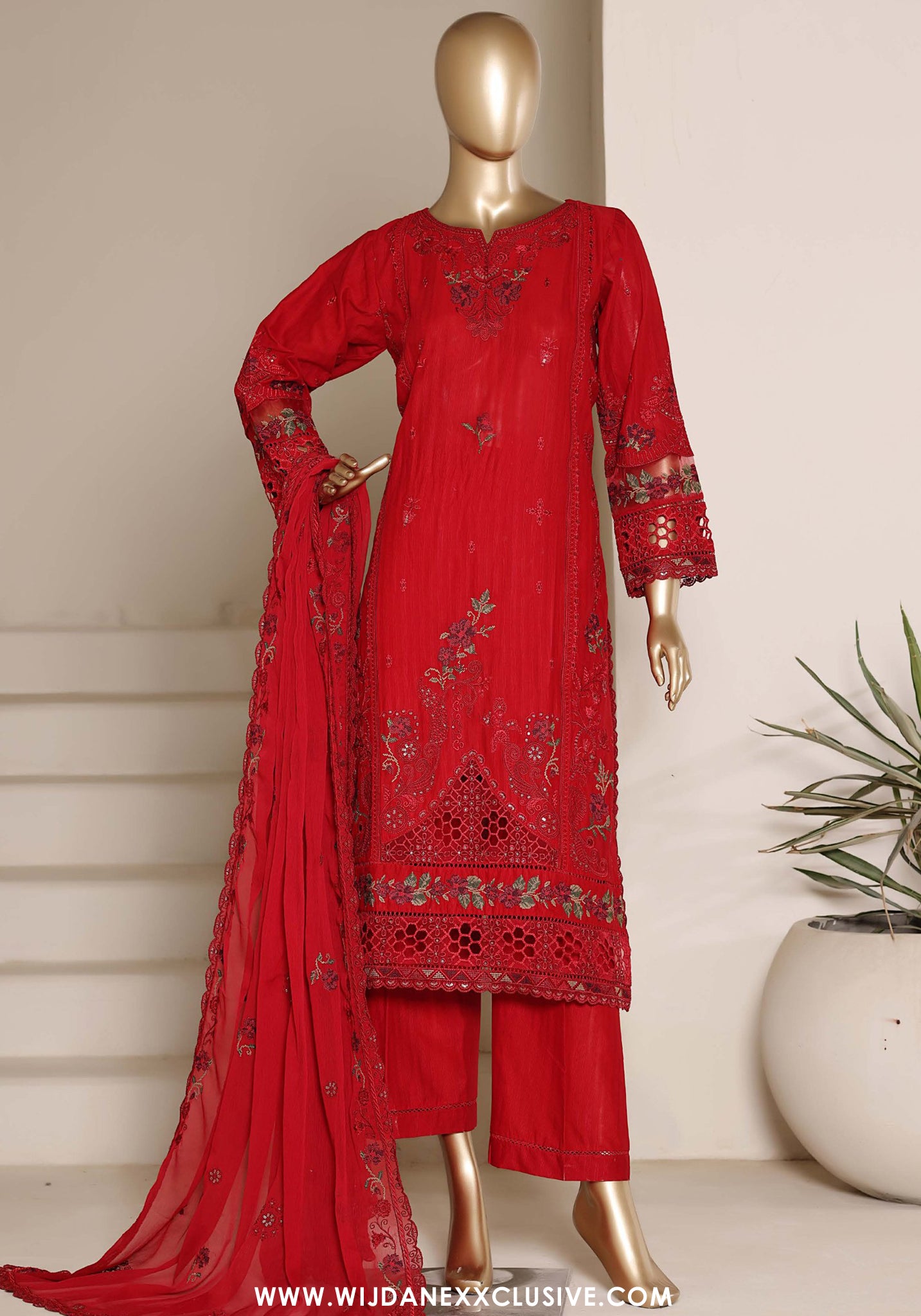 Sadabahar Luxury Stitched Embroidered Festive Vol-IV Collection - 2026 (D-01)