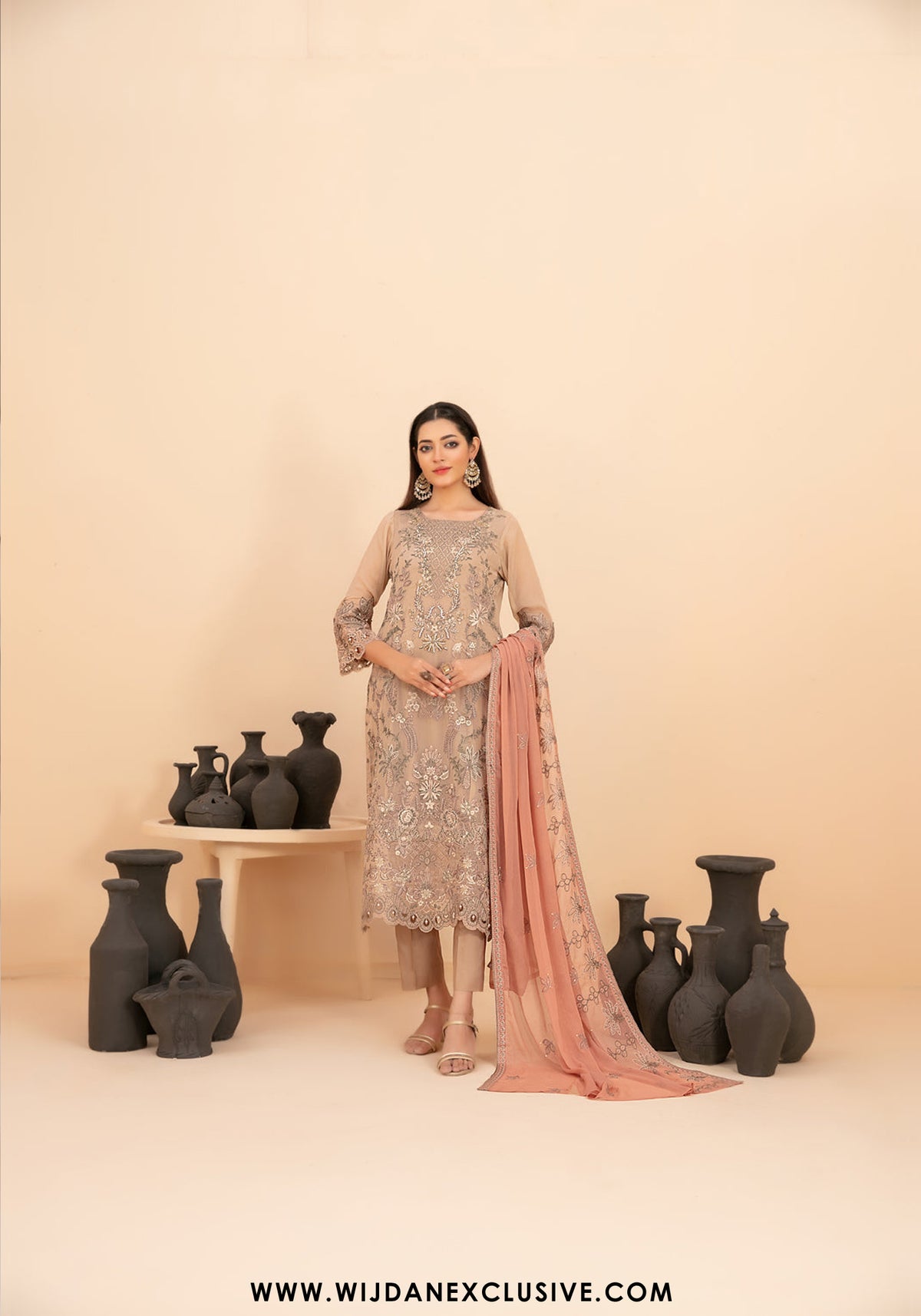 Saiyaara by Tawakkal | Semi-Stitched Fancy Embroidered Chiffon Collection - 2025 D-4226