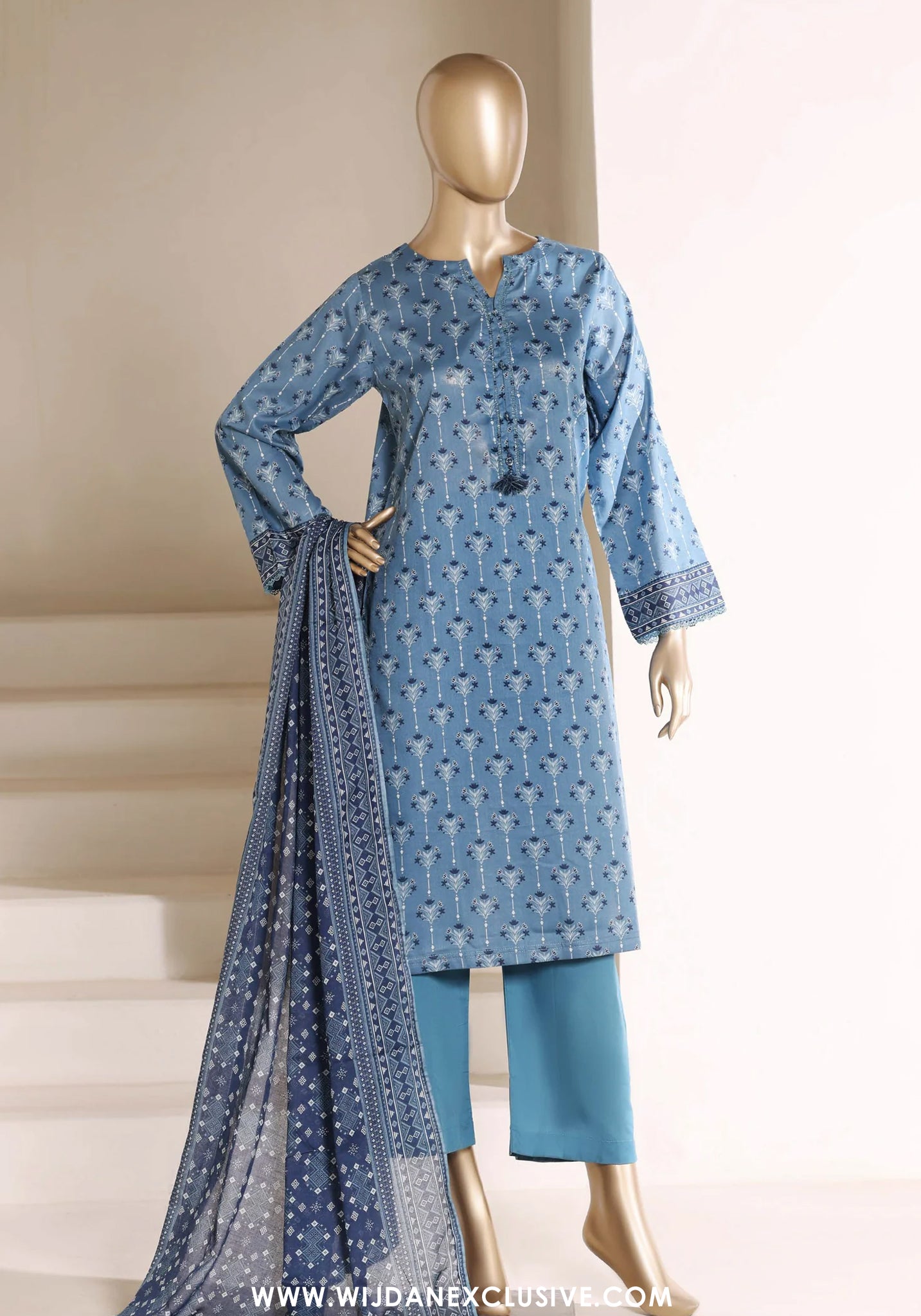 Sadabahar Stitched Printed Lawn Vol-05 Collection - 2026 (D-01)