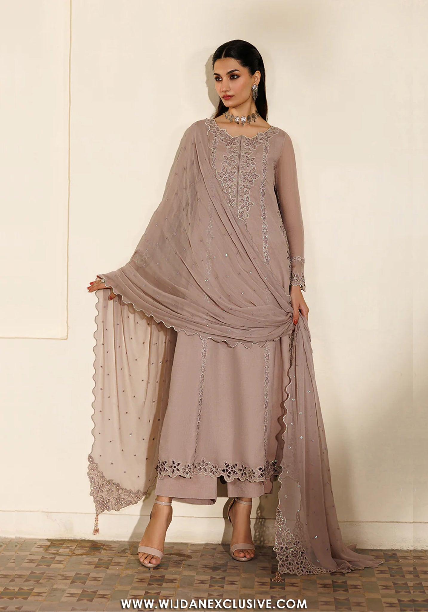 Iznik Unstitched Embroidered Chiffon Semi-Formals Collection - 2026 CC-92