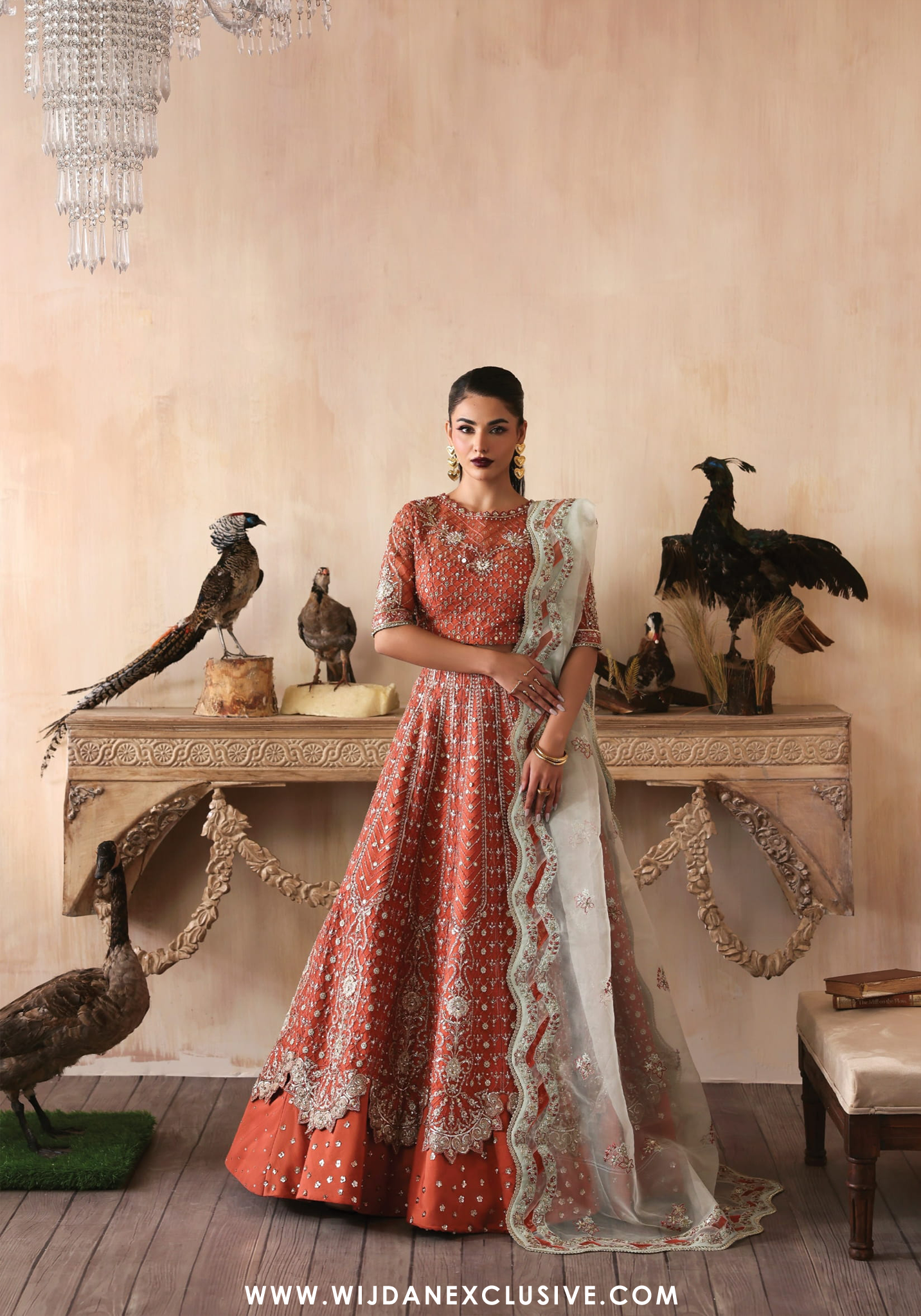 Jahanara By Zarposh | Unstitched Festive Vol-III Formal Collection - 2025 (MAHGUL)