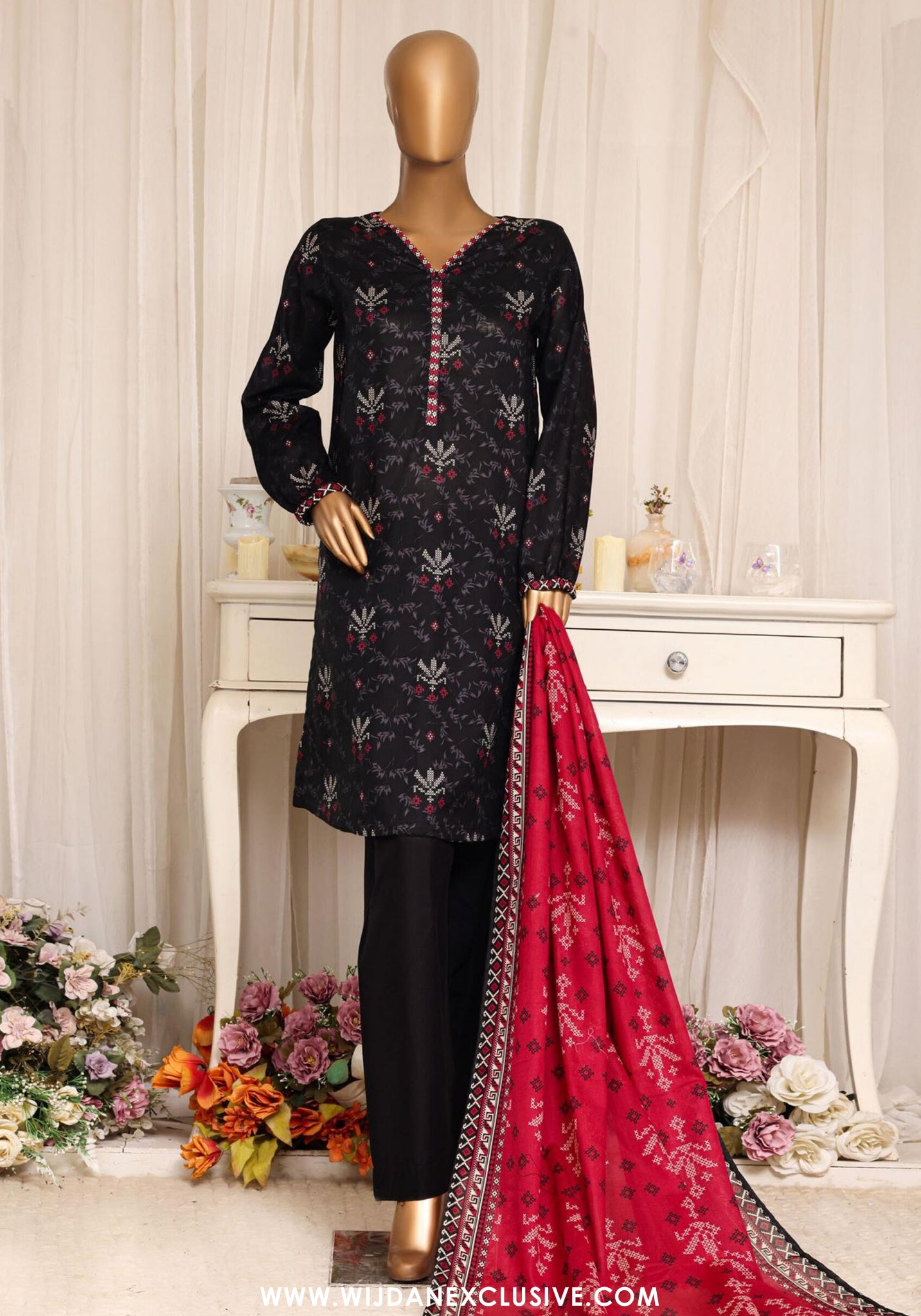 Daily Wear by HZ Textile | Stitched Printed Lawn Collection - 2026 (D-01)