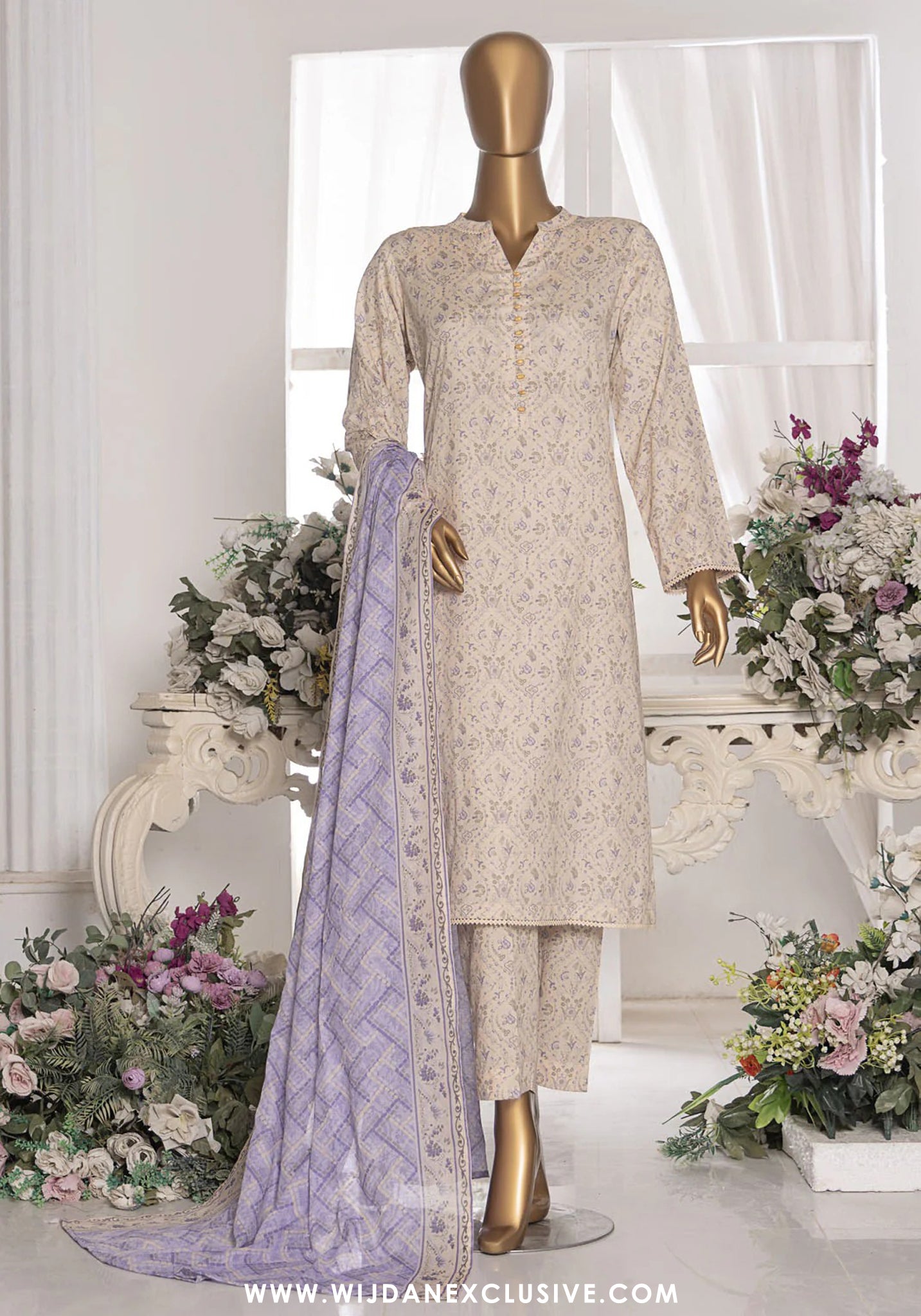 HZ Mid Summer Unstitched Printed Cambric Collection MSC-205-B