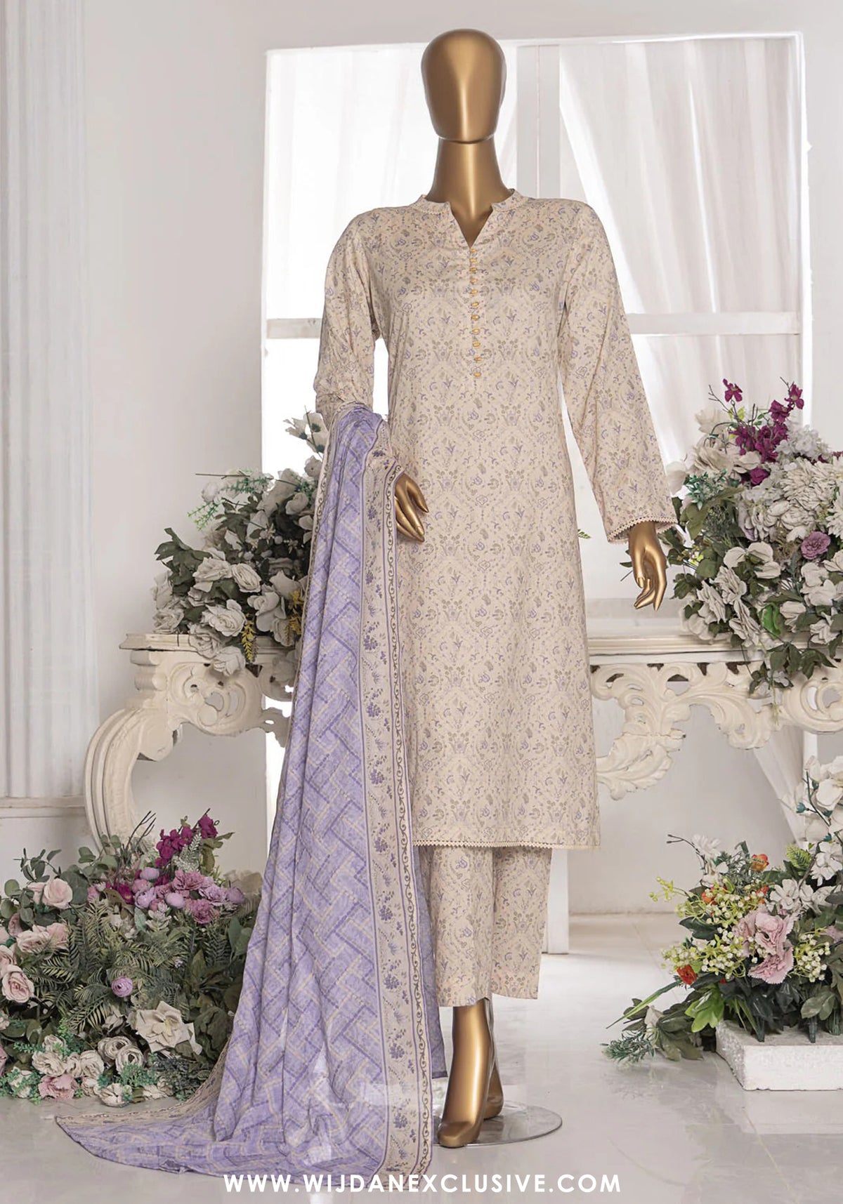 HZ Mid Summer Unstitched Printed Cambric Collection - 2025 MSC-205-B