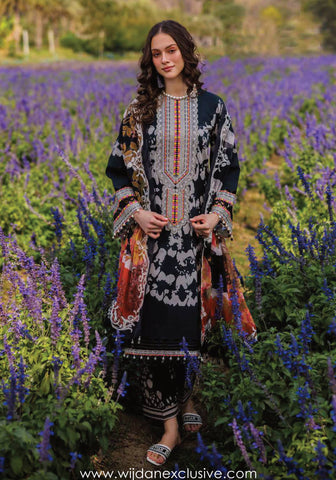 Combination Un-Stitched Lawn Collection'25 Vol-01 by Charizma D-01