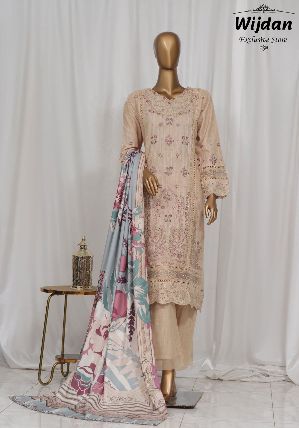 Sadabahar Luxury Embroidered Khaddar Collection'24 Vol-01 D-01