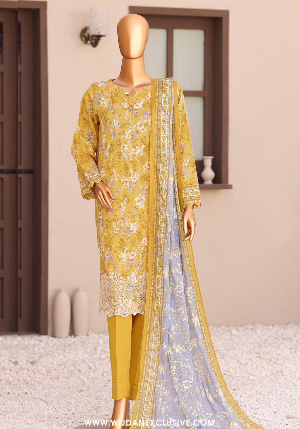 Elite by HZ Textile | Unstitched Embroidered Lawn Collection - 2026 (EC-1282)