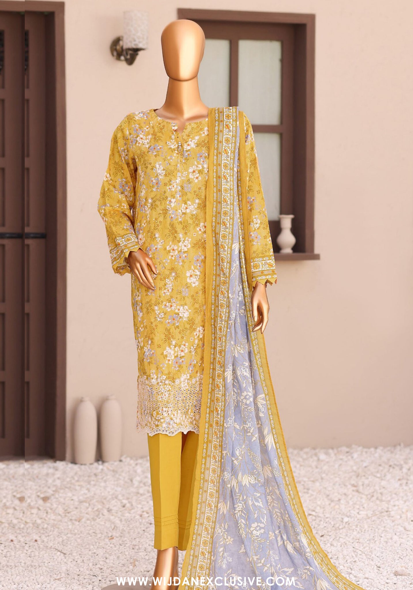 Elite by HZ Textile | Unstitched Embroidered Lawn Collection - 2026 (EC-1282)