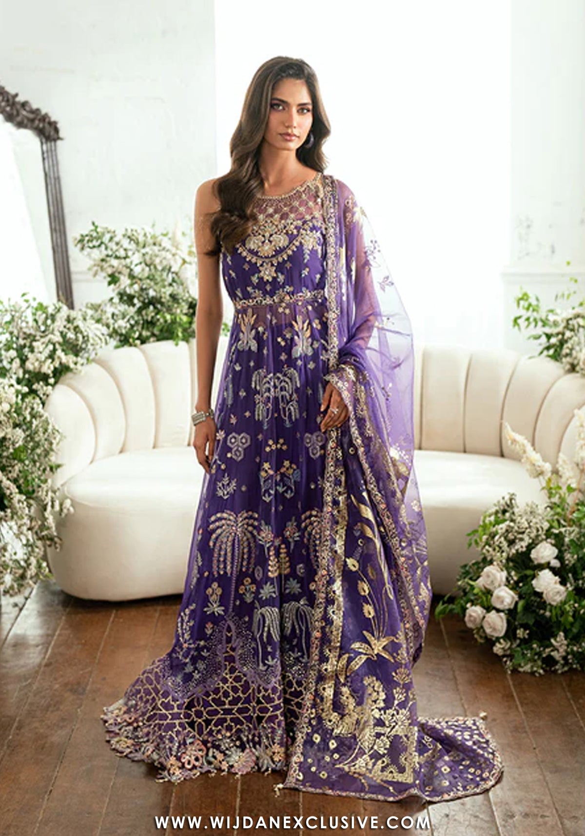 Sham Shandaar by Mushq | Unstitched Chiffon Collection - 2025 (TARA TAAL)