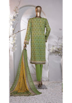 HZ Premium Embroidered Cotton Lawn Collection'24 D-01