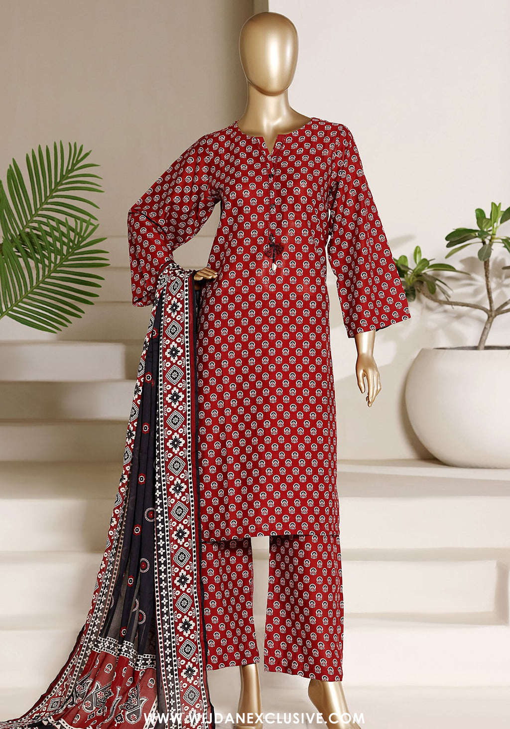 Sadabahar Stitched Printed Lawn Vol-09 Collection – 2026 (D-01)