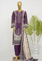 Bin Saeed Stitched Exclusive Printed Lawn Vol-08 Collection – 2026 (D-01)