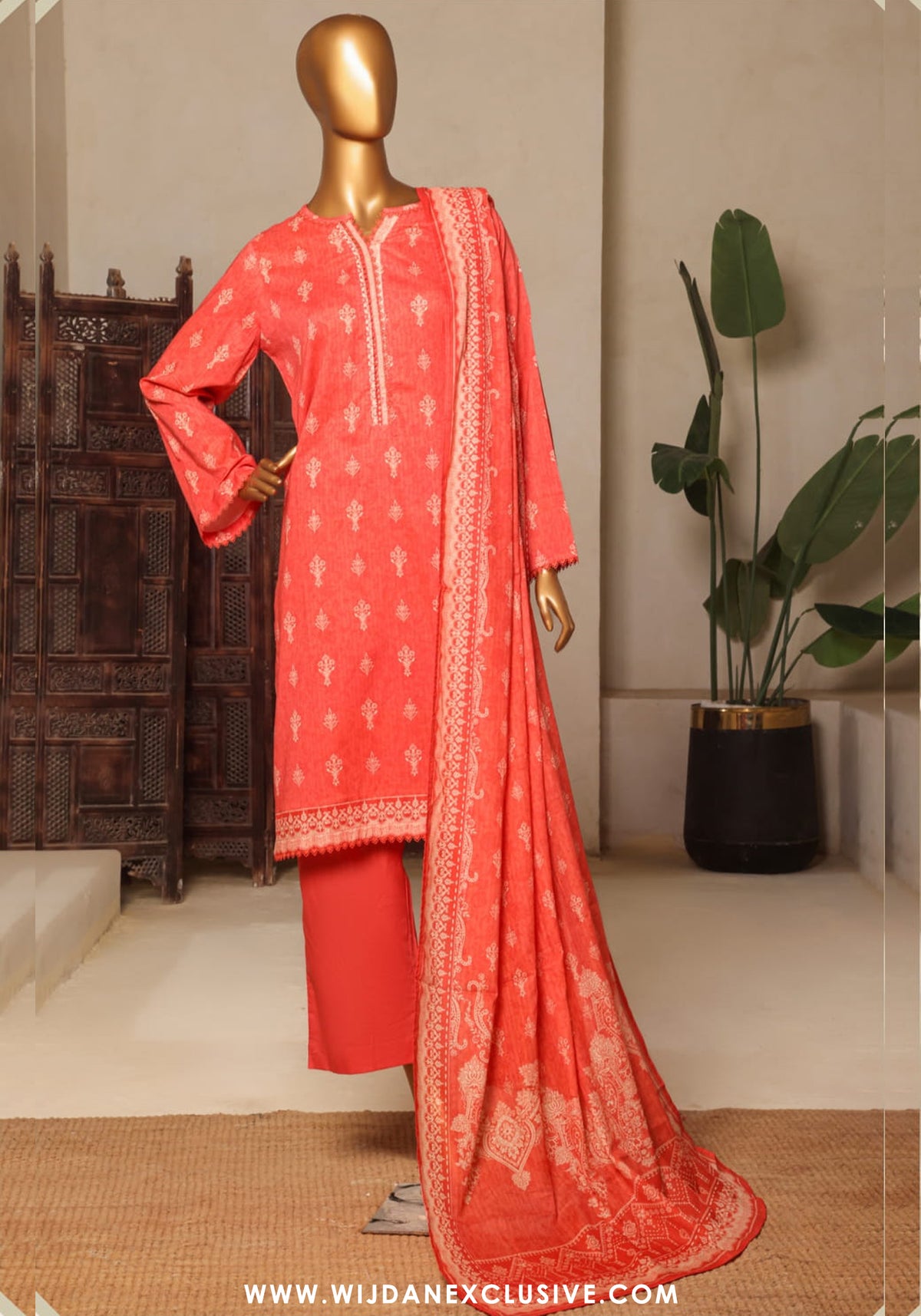 Bin Saeed Stitched Exclusive Printed 3PC Lawn Collection'25 Vol-11 D-01