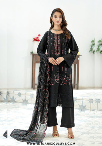 Gulkari by Wijdan | Unstitched Embroidered Cotton Chikankari Collection - 2025 (NAZAKAT)
