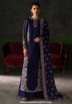 Verve by Emaan Adeel | Unstitched Embroidered Formal Silk Edit'26 (AZURE SAPPHIRE)
