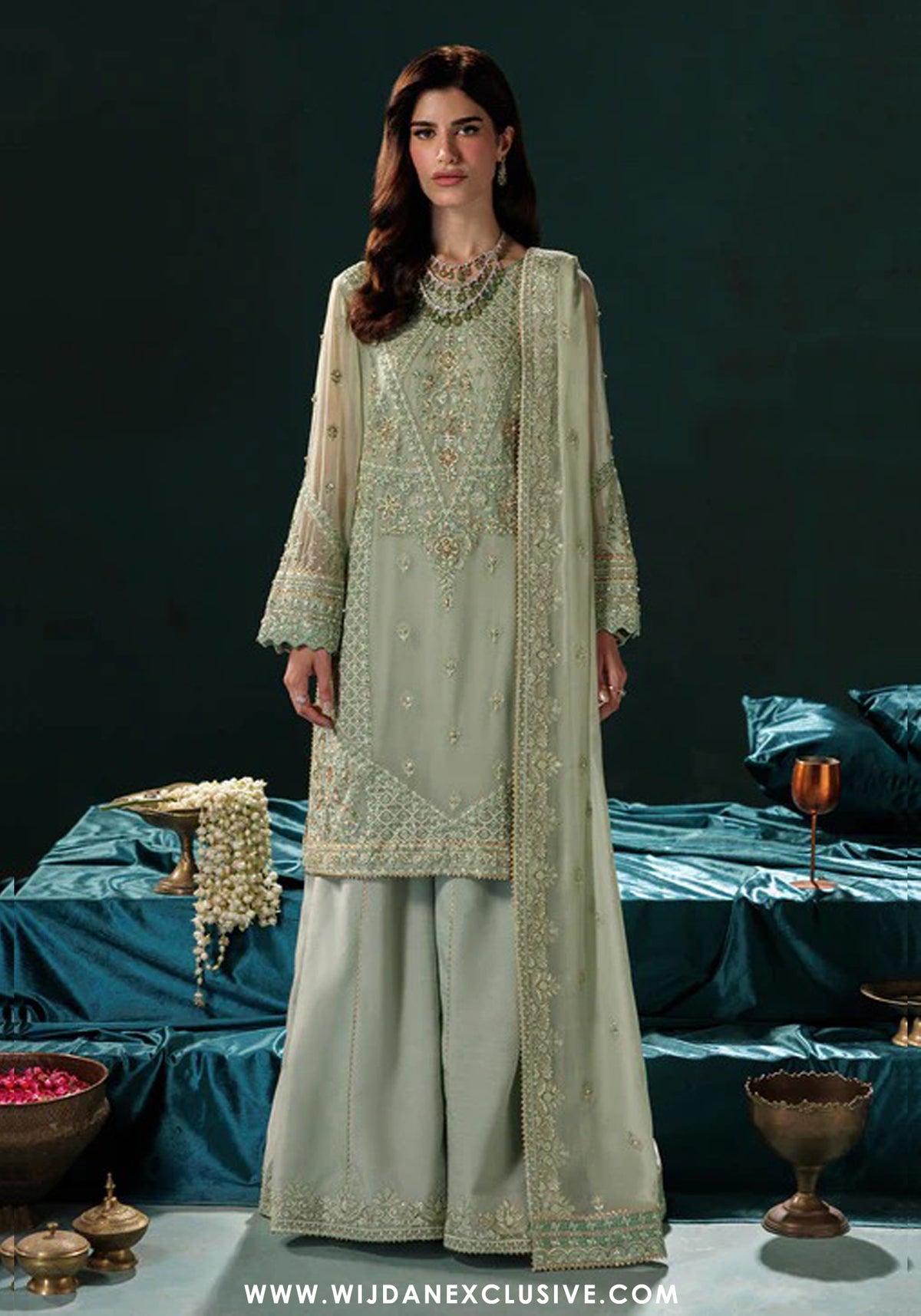 Panache Unstitched Luxury Chiffon Collection - 2025 by Saad Shaikh D-09