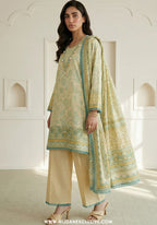 Zellbury Unstitched 3pc Digital Printed Lawn Collection - 2026 (WUS-1016)