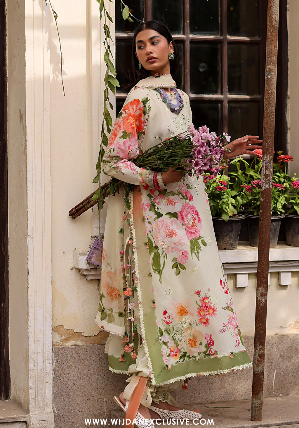 Wildflower by Zaha | Unstitched Festive Lawn Collection - 2026 (DAHLIA)