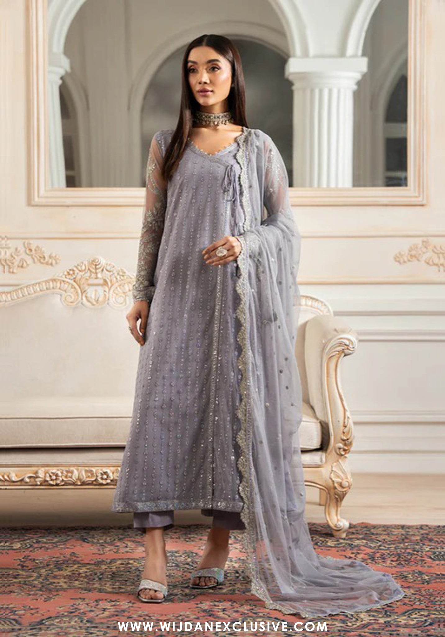 Nafees Unstitched Luxury Formals Collection - 2025 by Zarif ZNAF-01