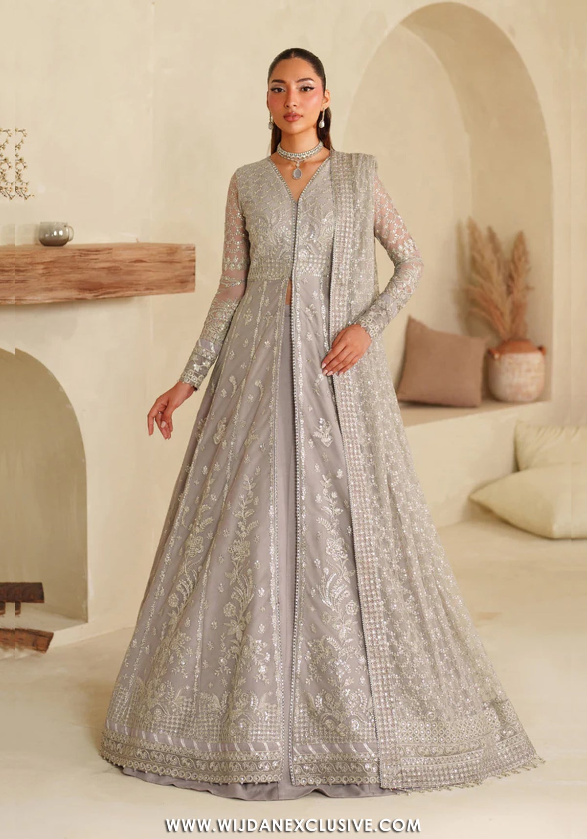 Meesa by Zarif | Unstitched Luxury Formals Collection - 2025 (LEMHA)