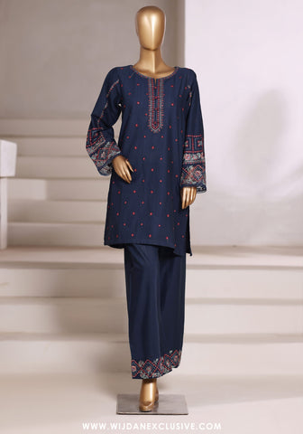 Sadabahar Vybe Stitched 2PC Embroidered Sets Vol-II Collection - 2025 (BLUE)