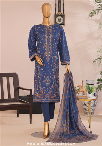 HZ Magic Unstitched Printed Lawn Collection - 2025 Vol-02 MPC-01