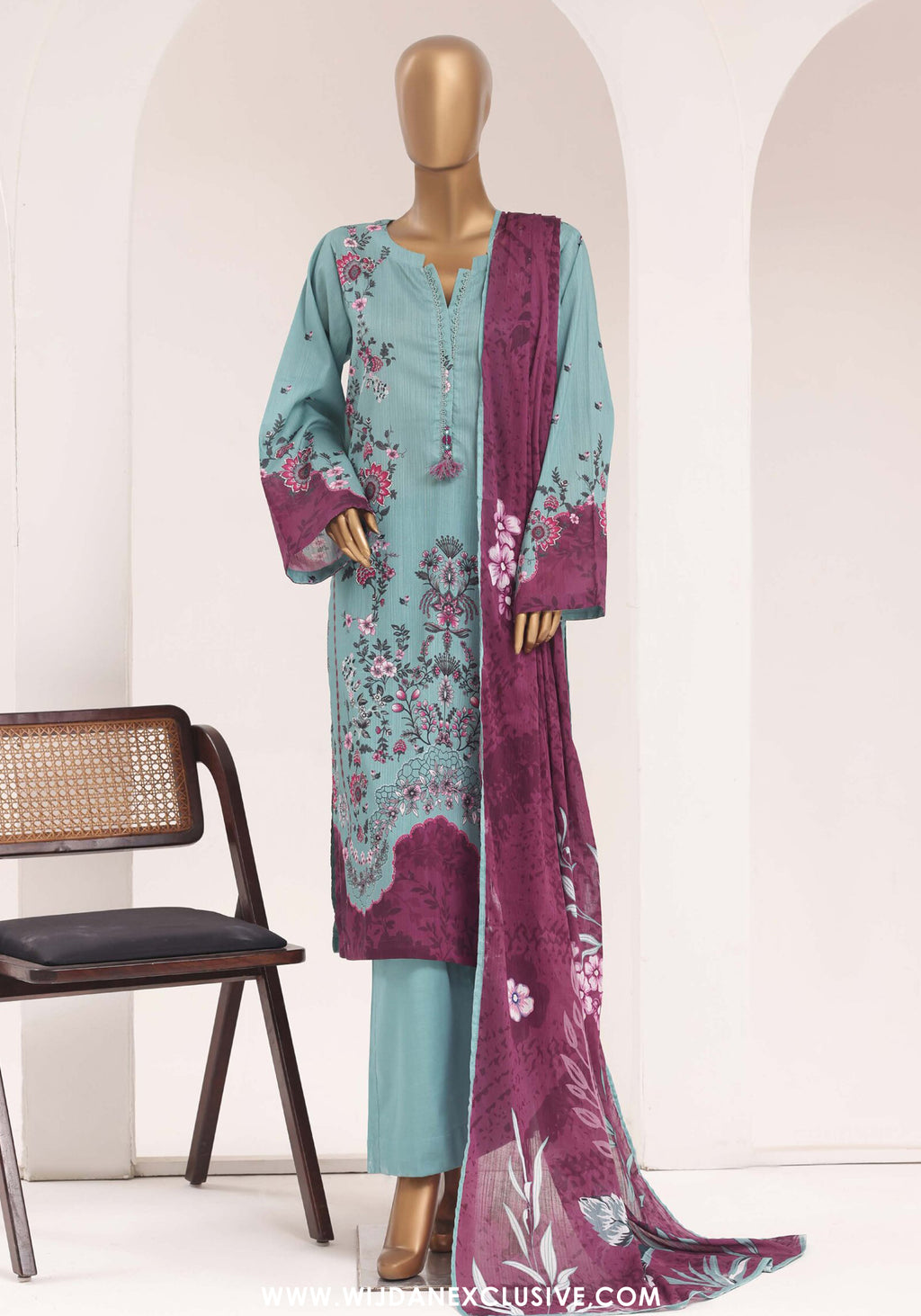 Sadabahar Stitched Printed Lawn Vol-10 Collection – 2026 (D-01)